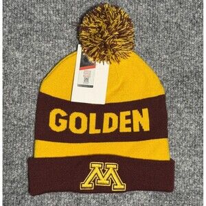 Nike Minnesota Golden Gophers Beanie Hat Cap Pom Knit NCAA Football One Size New